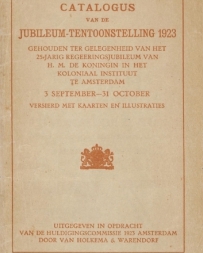 Catalogus Jubileumtentoonstelling 1923