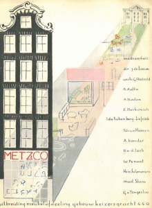 Brochure uitbreiding Toonzaal meubelafdeling Metz